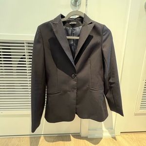 Navy blazer skirt set